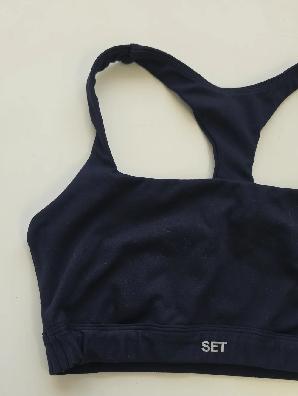 SET ACTIVE Navy Sports Bra and Legging Set